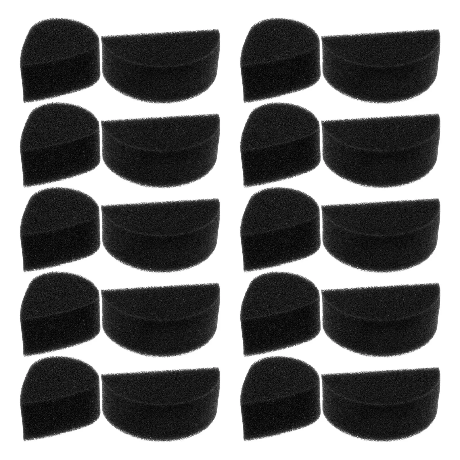 Juego de 24 Esponjas para Pintar la Cara, Esponjas de Maquillaje Semicirculares en Forma de Gota, Aplicación Rápida de Pintura Facial para Eventos Escénicos y Festivales