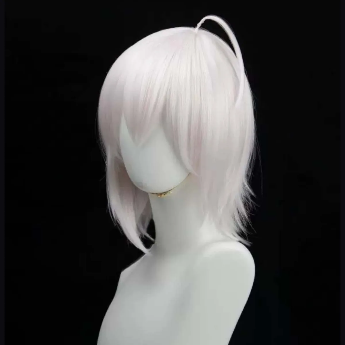 Anime IDOLiSH7 Cosplay Kujo Tenn Short Light Pink Heat Resistant Synthetic Hair Wig