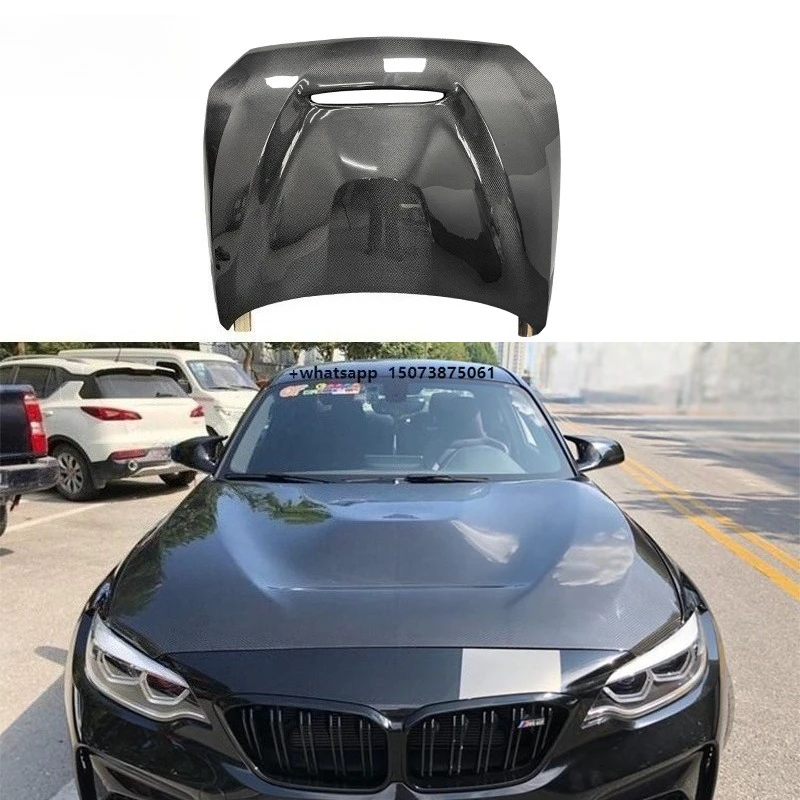 F22 F87 GTS Style High Quality Carbon Fiber Engine Bonnet Engine Hood for 2 Series F22 F87 M2 M2C