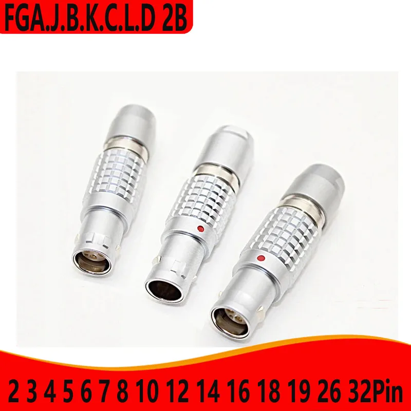 2B 2 Positioning Slots Series FGA FGB FGC FGJ FGK FGL FGM FGD FGE FGF 2 3 4 5 6 7 8 10 12 14 16 18Pin Male Female Plug Connector