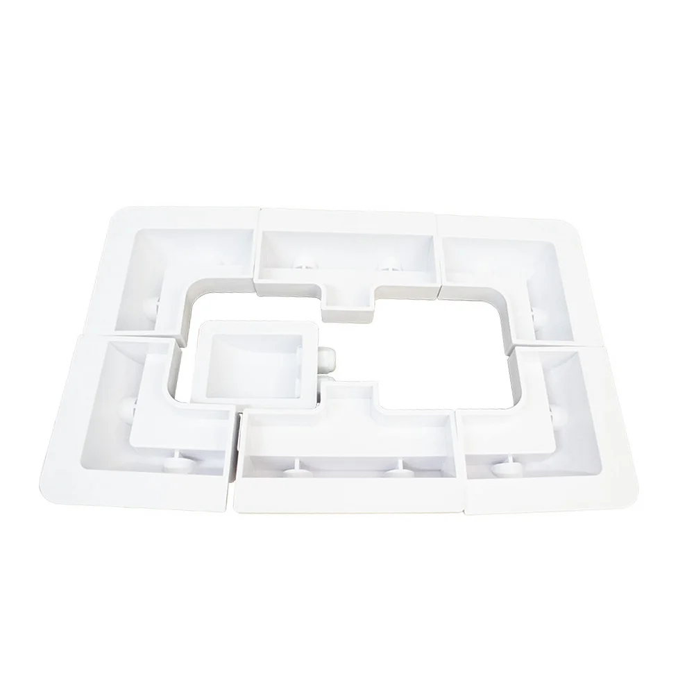 

Solar Panel Mounting Brackets, 7 Pieces ABS Solar Panel Roof Mounting Kit for RVs Caravans Campers Sheds Garages Decks