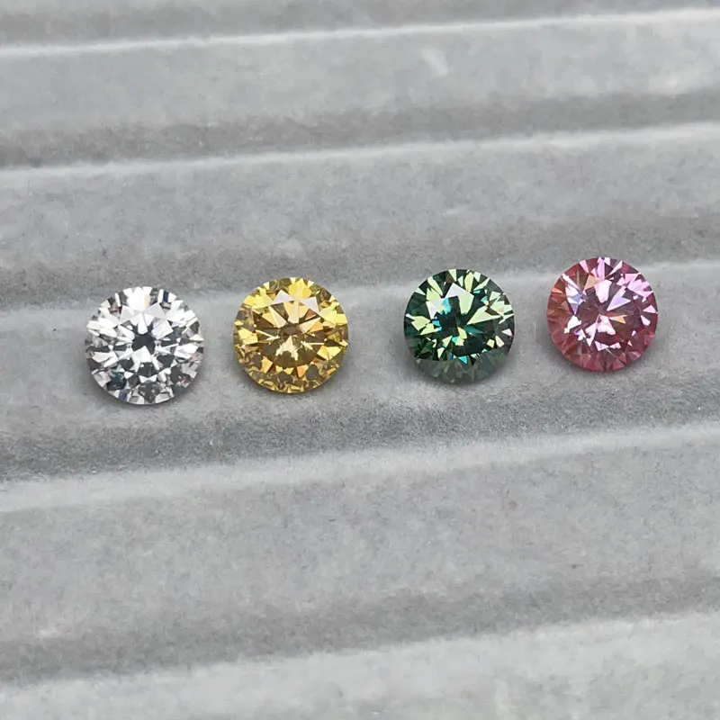 

11mm VVS Grade Moissanite Loose Gemstone Can Pass Diamond Testing Multi-color Moissanite for Ring DIY