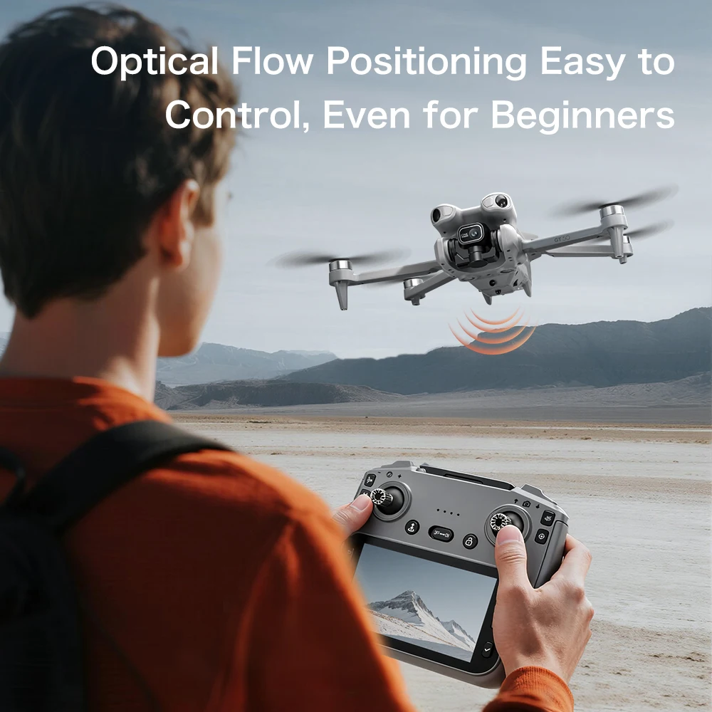 2026 GT50 AE5 Max Drone 8K HD 5 "تحكم في الشاشة بطارية 30 دقيقة وضع مقطوعة الرأس هليكوبتر 360 ° لعبة فليب كوادكوبتر ميني بدون طيار للأطفال #4