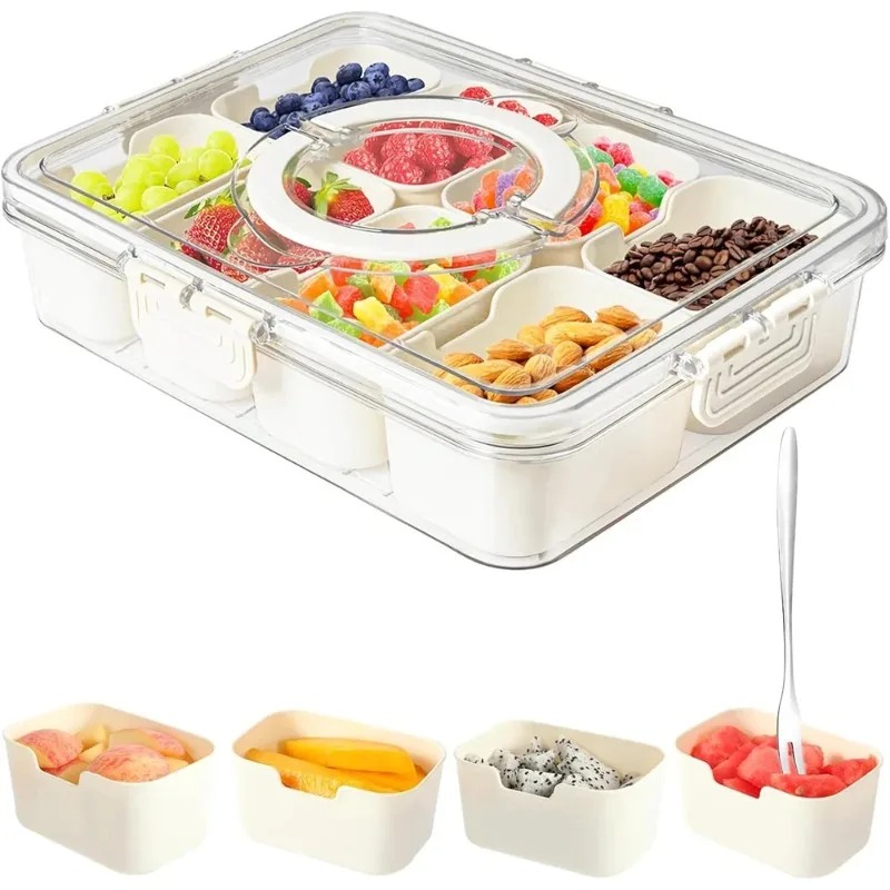 

Portable dinner plates, fruits, snacks, snack boxes for parties and weddings, kitchen storage, snack plates for travel picnics