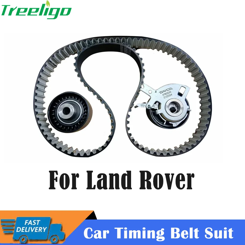 

3Pcs 2.2L Diesel Timing Belt Suit Idler Pulley Tensioning Wheel Set For Land Rover Freelander Range Rover Evoque 2.2T LR032526