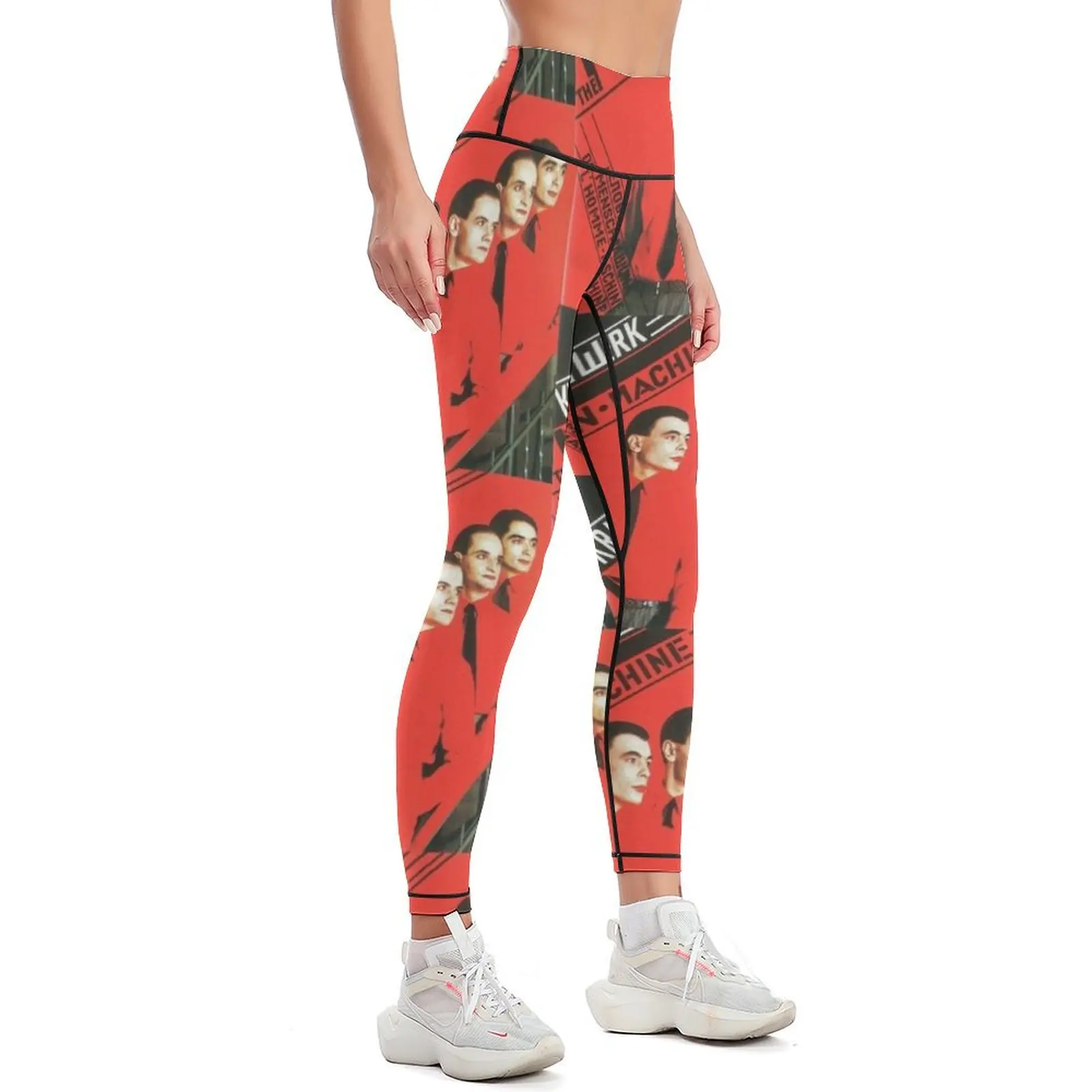 BESTOKE THE MAN MACHINE Leggings sports for push up Women's tights Women's trousers sport set Womens Leggings