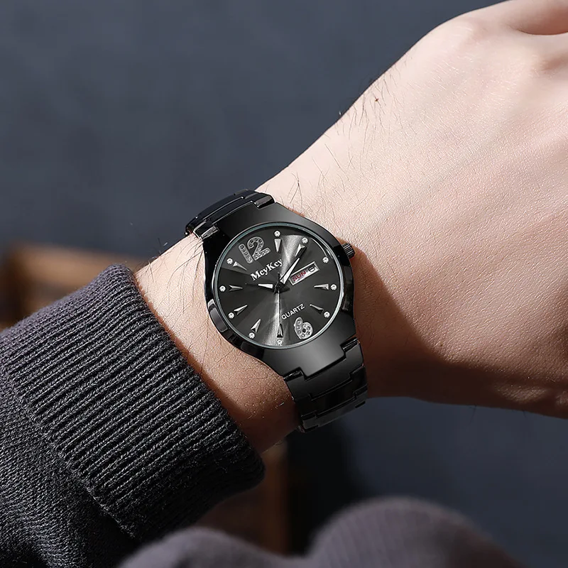 New Fashion Top Famous Luxury Watch For Man Business Stainless Steel Casual Quartz Watches For Gifts Men Date Clock Reloj Hombre