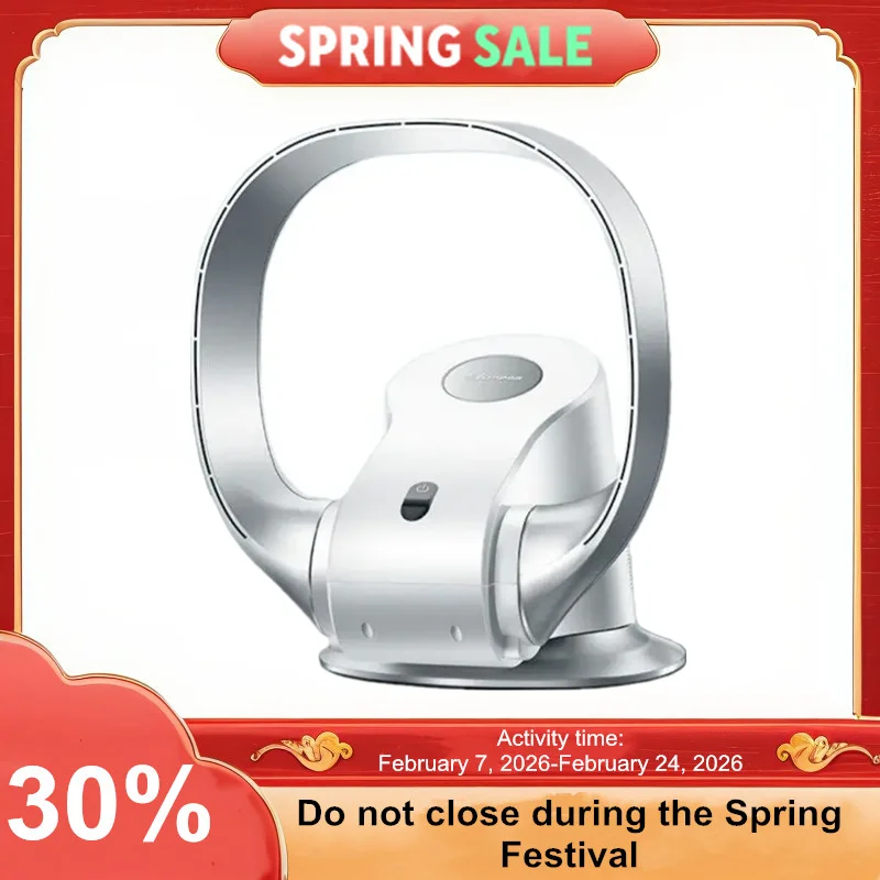 

2023 New 220V Super Quiet Variable Speed Non-blade Less Fan Home Office Has The Remote Bladeless Wall Fan 12 inch вентилятор