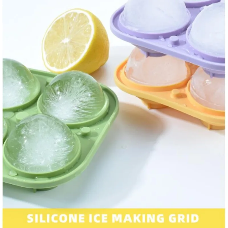 Große Silikon-Eiswürfelform, leicht zu entnehmen, kein Auslaufen, für Whiskey, Cocktails, Saft, Partys, perfektes Küchen- und Hausbar-Zubehör – Detail 2