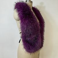 Streetwear New Faux Raccoon Fur Vest Women Fuax Fur Halter Top vest