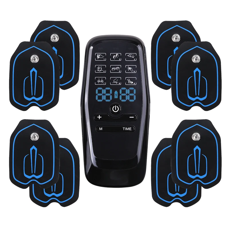 

EMS стимулятор мышц импульсная акупунктура расслабление цифровая терапия EMS стимулятор облегчение боли массажер для тела домашнее использование