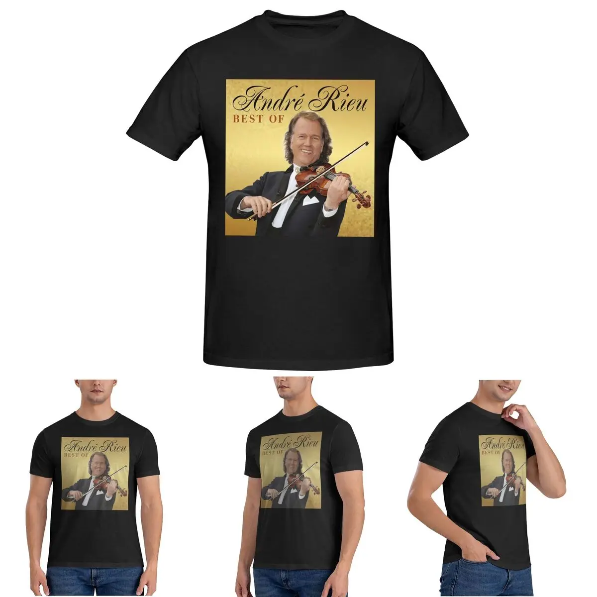 

Andre Rieu Best Of Andre Rieu T-Shirt for Men Cotton Plus Size T Shirts Men's Tees Short Crew Neck Summer Clothes Tops S-6XL