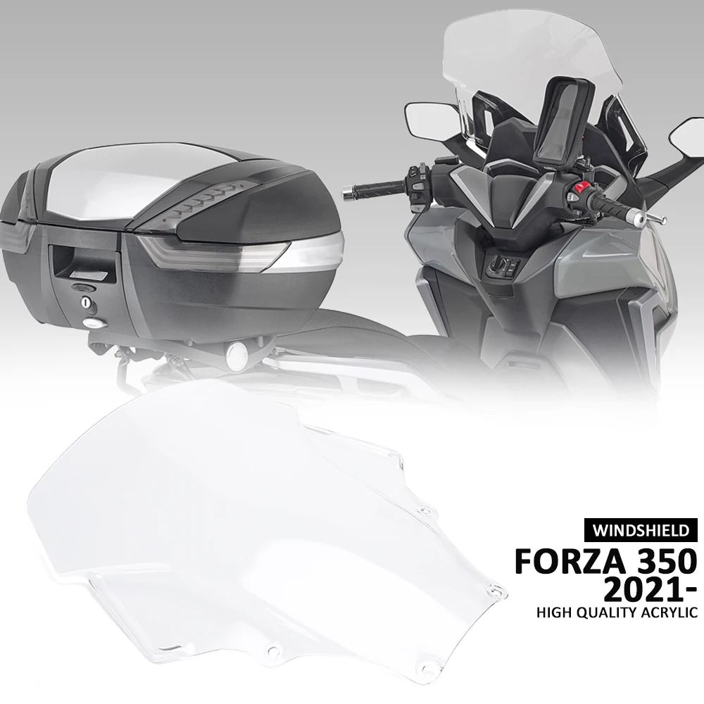 

Motorcycle Accessories Screen Windshield Fairing Windscreen Baffle Wind Deflectors For HONDA FORZA 350 FORZA350 Forza350 NSS350