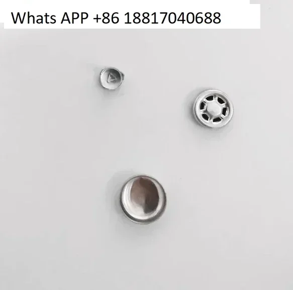 15 mm Hot selling stainless steel button wholesale accessories for cap & hat making(1000 sets)