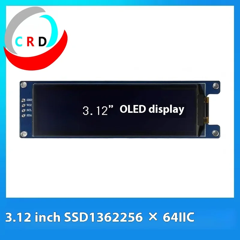 Chanruida 3.12 inch OLED LCD 256x64 driver SSD1362 interface IIC diymore official store  led module  oled  tft display