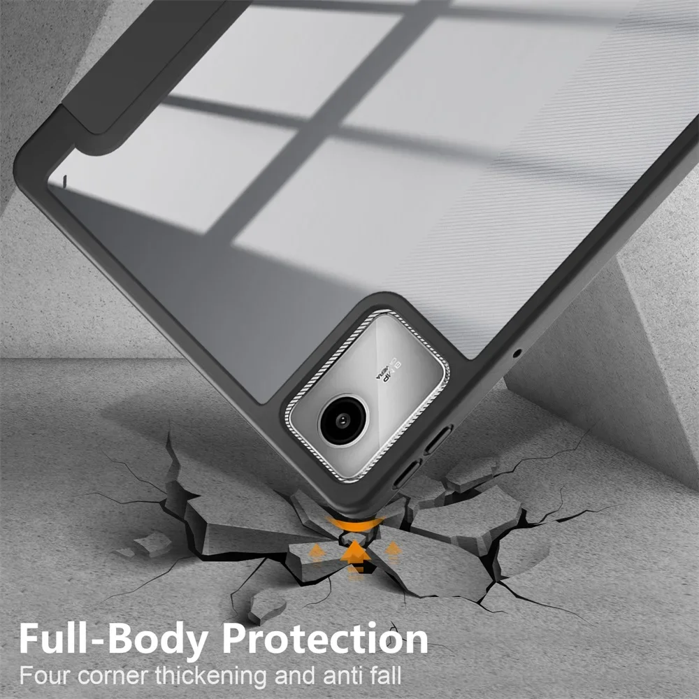 For Lenovo Tab M11 2024 Case With Pen Holder Folding Stand Smart Tablet Cover Funda for Idea Tab 11 