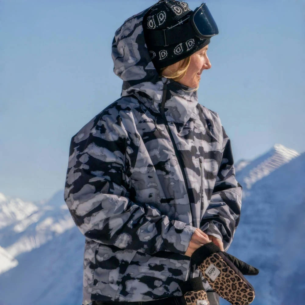 

GSOU SNOW лыжные толстовки с несколькими молниями, женские теплые ветрозащитные куртки для сноуборда, свободные дышащие зимние топы, спортивная одежда Montane