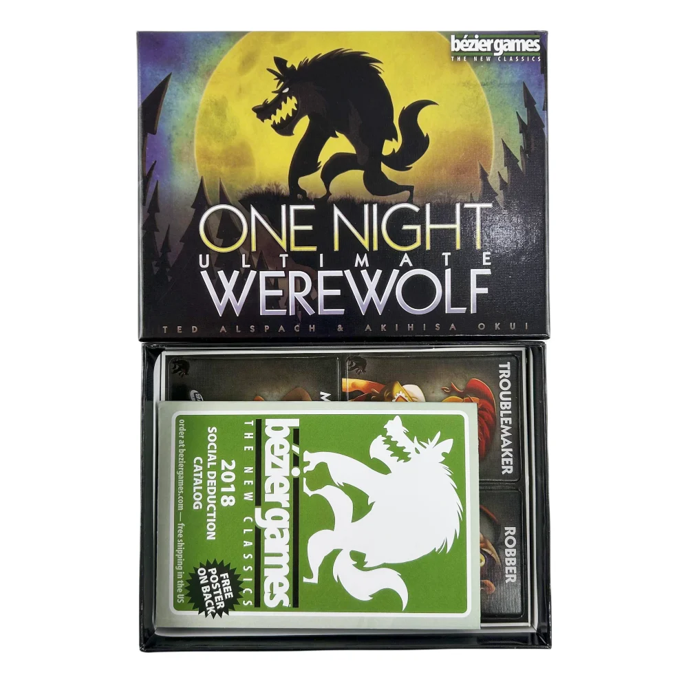 ألعاب بيزير | ليلة واحدة نهائية بالذئب | لعبة اللوحة | الأعمار 14+ | 3-10 لاعبين | وقت اللعب لمدة 10 دقائق #4
