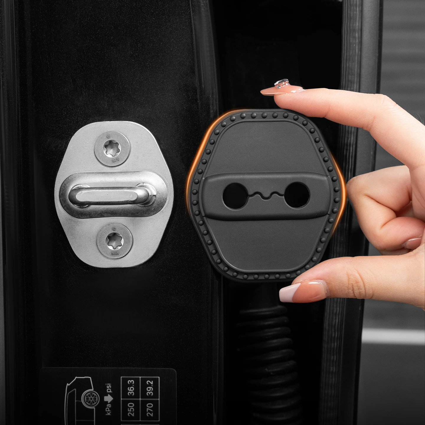 

2/4 шт. силиконовый чехол для дверного замка автомобиля, защитный декоративный чехол для BYD SEAL 2022 2023 2024 2025