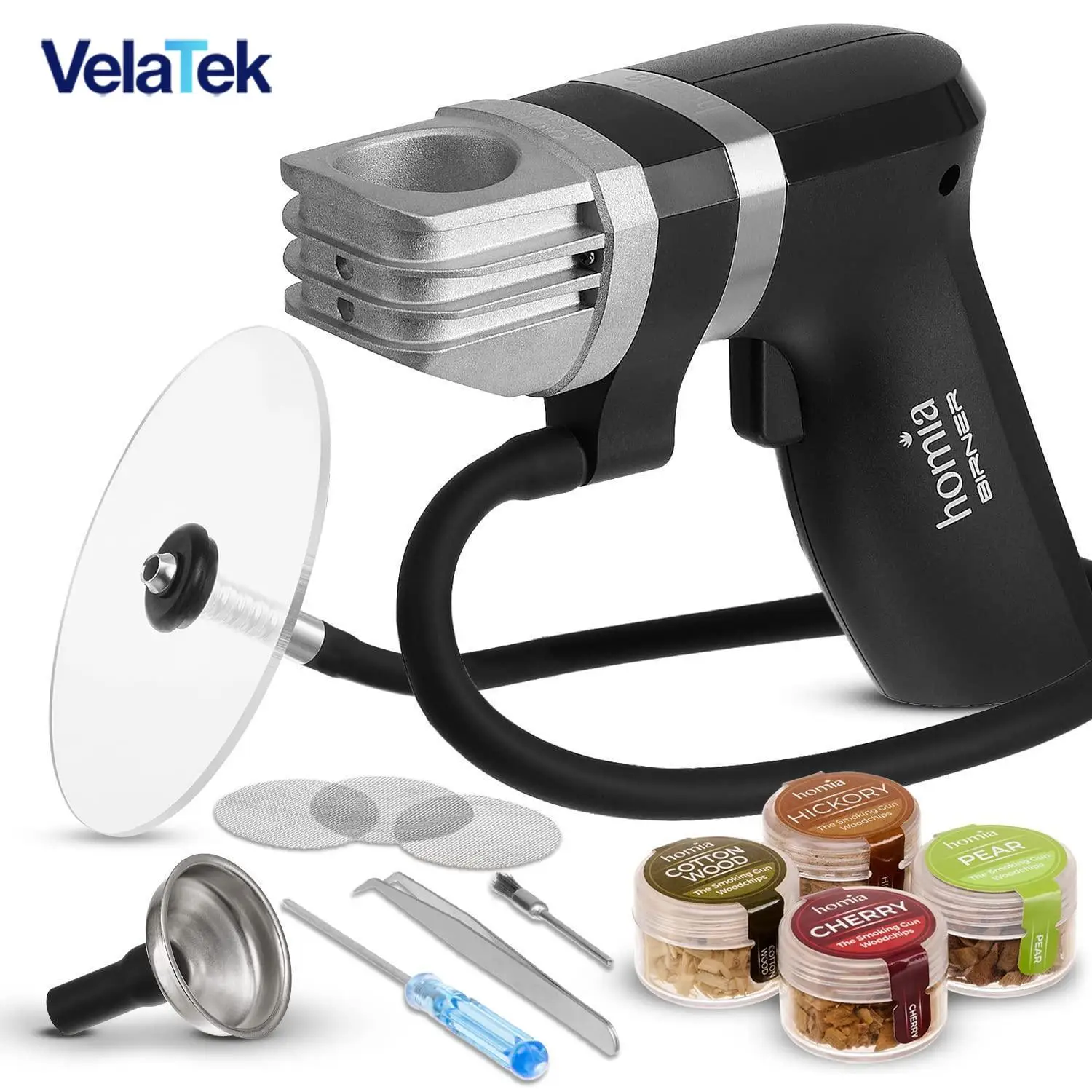 für UD2 Professional Starter Kit 11 Stück Räuchermaschine Zubehör Holzspäne Birner für Räucherpistole Cold Brew Kaffeemaschine