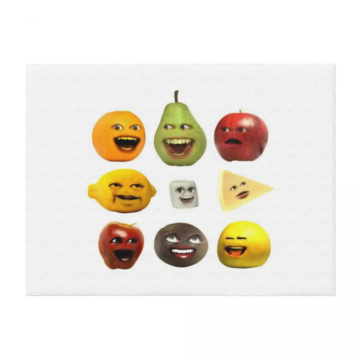 

Annoying Orange And Characters Throw Blanket Comforter Retros Hair Beach Blankets