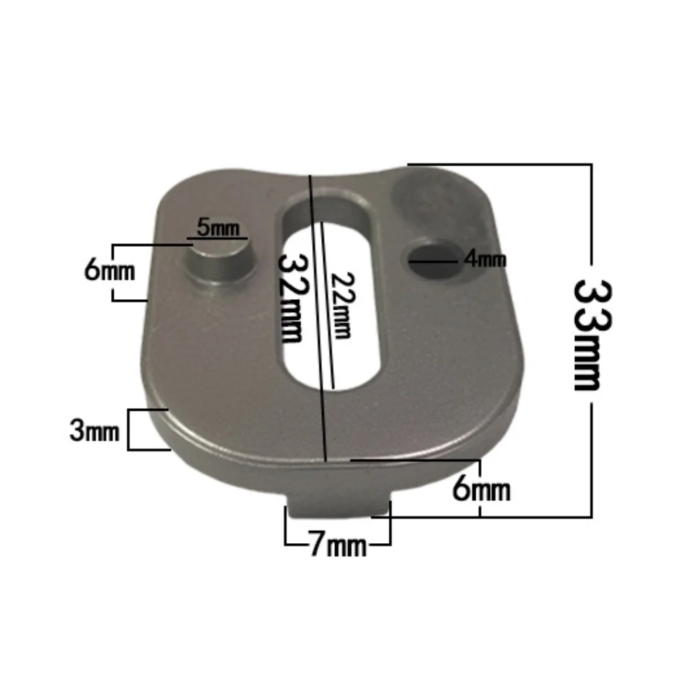 10 12 16 Inch Adjustment Block Electric Chainsaw Chain Tensioner Adjuster Block Aluminum Alloy Electric Saw Maintenance Tool
