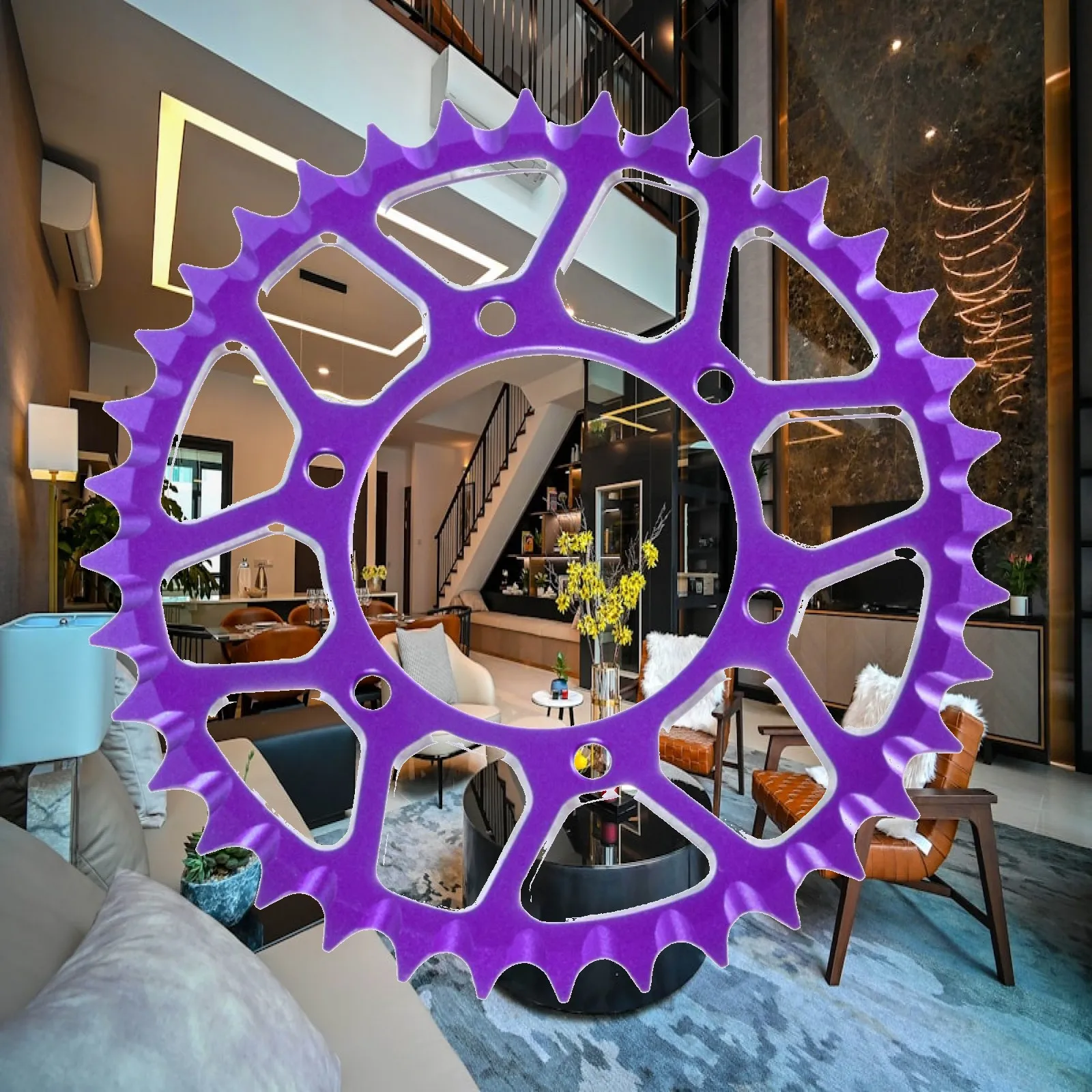 Rear Hub Chain Sprocket 36T Aluminum 7075 1/4 for Promotos- Dirt Bike