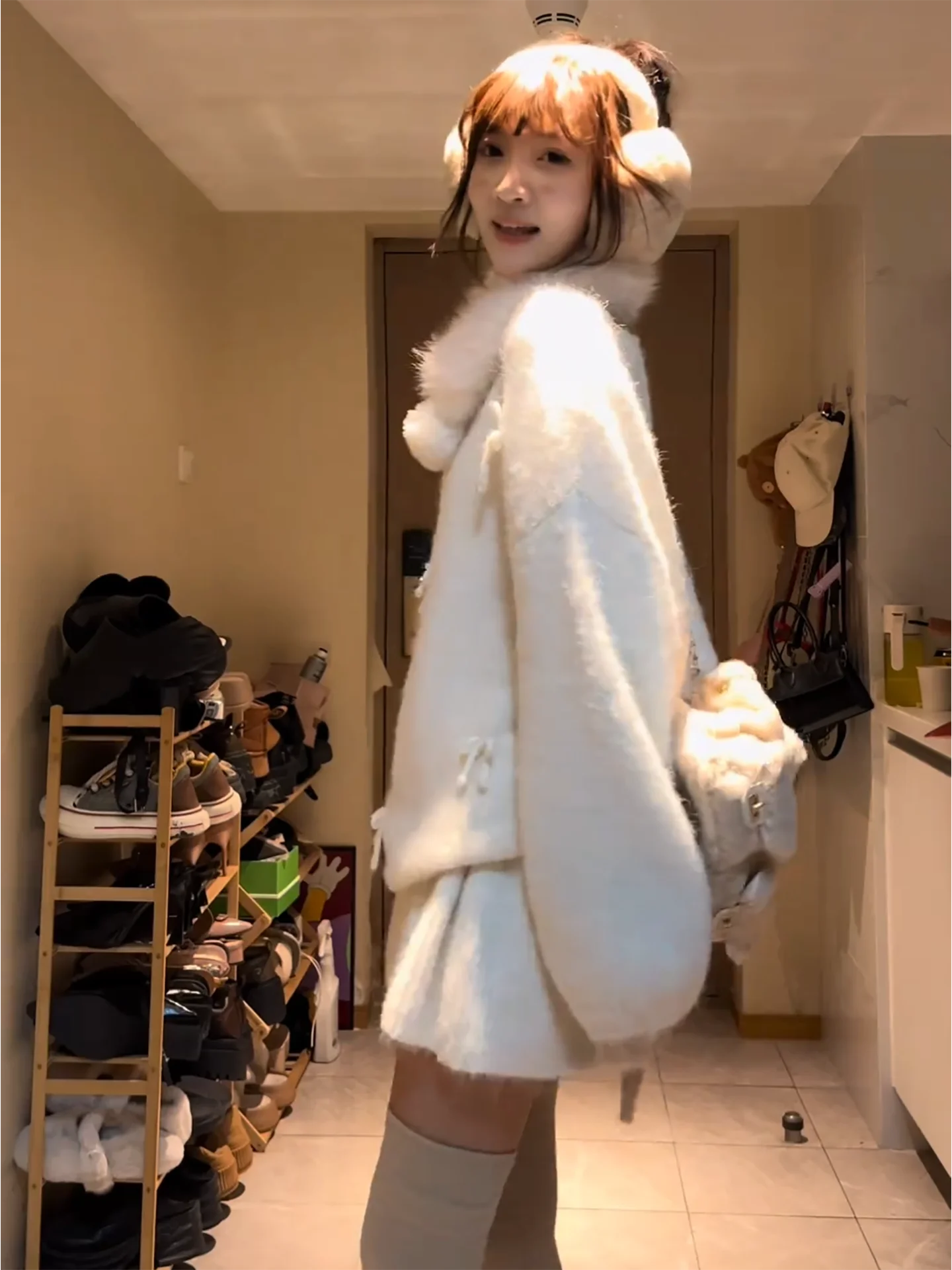 

Свитер и юбка Sweet Sle, комплект футболок с свободным узлом, атмосфера Sensation, модное осенне-зимнее новое поступление