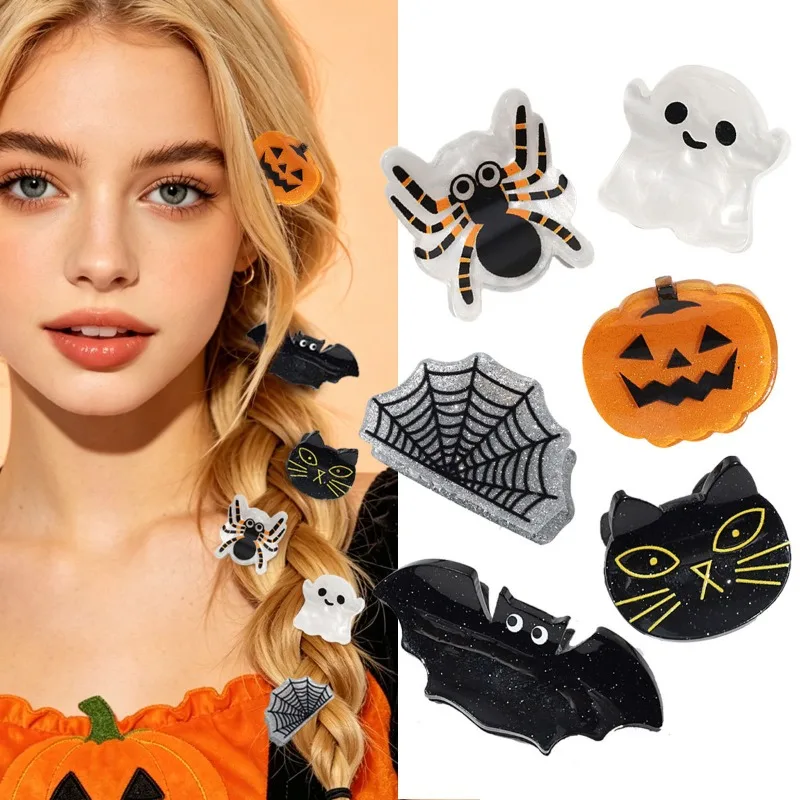 mini-presilha-de-cabelo-de-halloween-e-natal-presilha-pequena-fofa-de-fantasma-abobora-e-teia-de-aranha-acessorio-de-cabelo-de-desenho-animado-de-papai-noel-para-festas