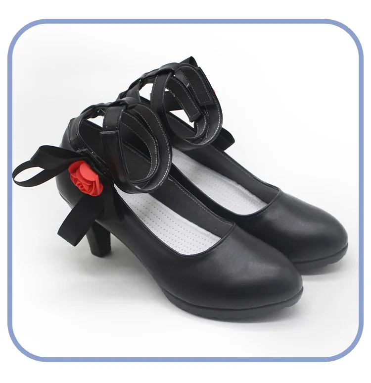 Bang Dream Roselia Imai Lisa Scarpe Cosplay Accessori Anime Stivali di Carnevale di Halloween Scarpe in PU Puntelli Cosplay Su misura
