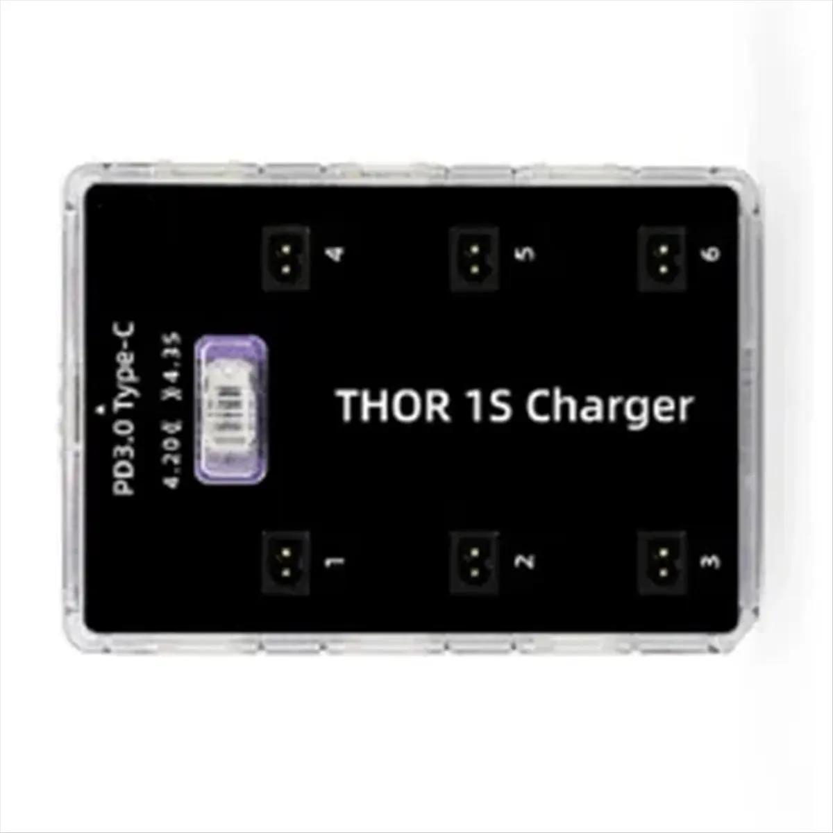 

Зарядное устройство ABGQ 1S V2, 6 портов, макс. 65 Вт, для аккумуляторов PH2.0, MX2.0, A30, BT2.0, 4.2В, 4.35В, LiHV, 1S LiPo