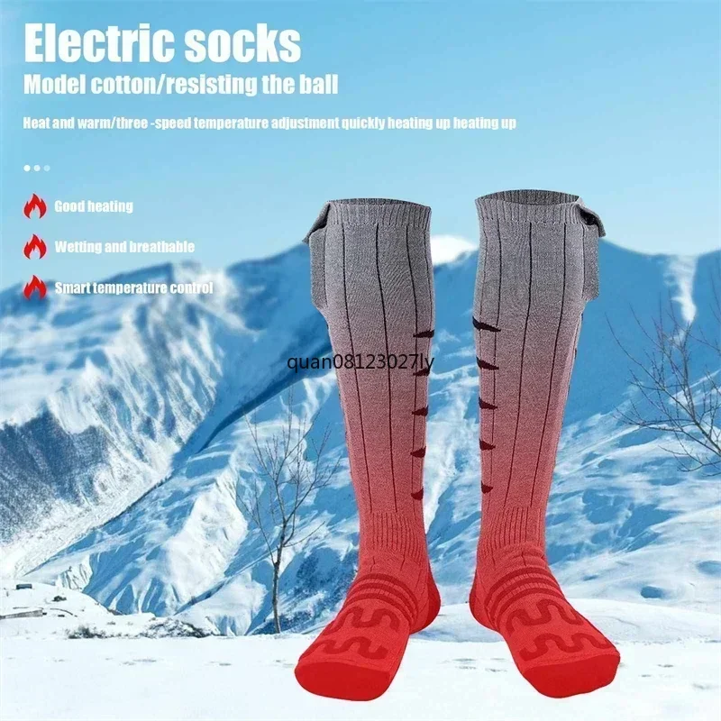 Winter Heated Socks 5000mAh APP Control Thermal socks Heating Foot Warmer ElectricSocks Men's Women's Warm Socks Cycling Skiing