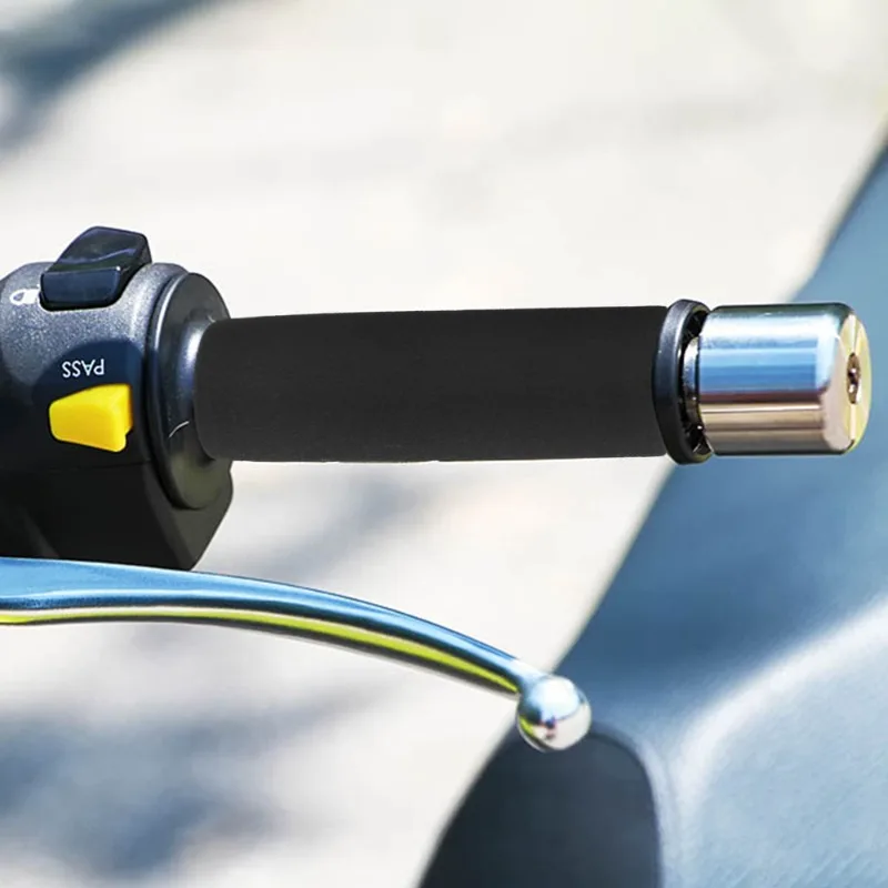 تعديل الدراجة النارية عدم الانزلاق الأسود رغوة غطاء مقبض المعدات المقاود القبضات الأكمام ل GS R 1200 1250 GS Adventure F650