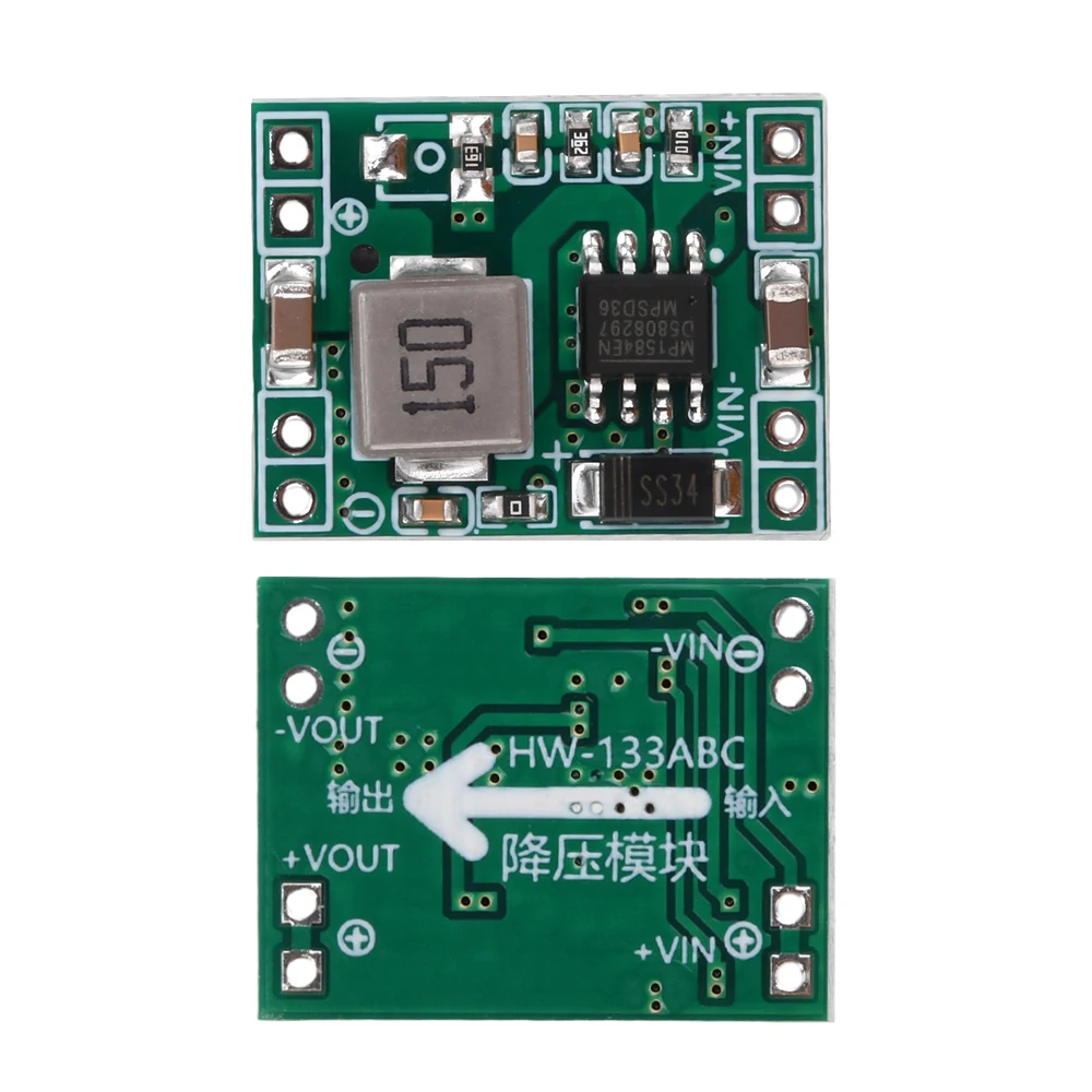 DC 4.5-28V Step Down to 0.8V~20V Buck Converter Mini Voltage Regulator Board Reducer 3A Fixed Adjustable Volt Output Transformer