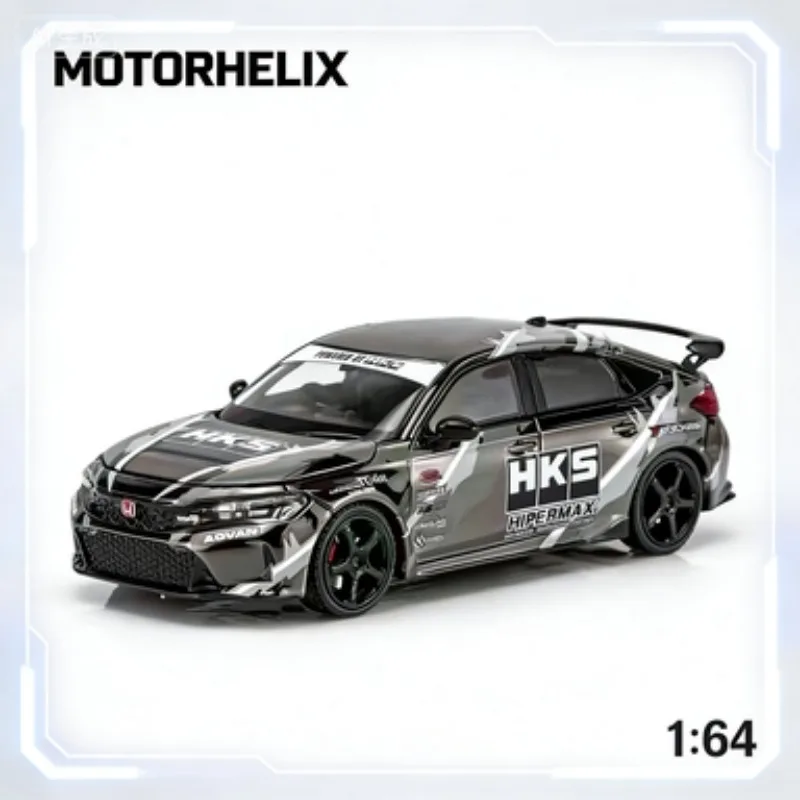 

MOTORHELIX 1:64 Honda, Cast Aluminum Model, Adult Collection Decorative Piece, Boys' Gift, Holiday Gift.