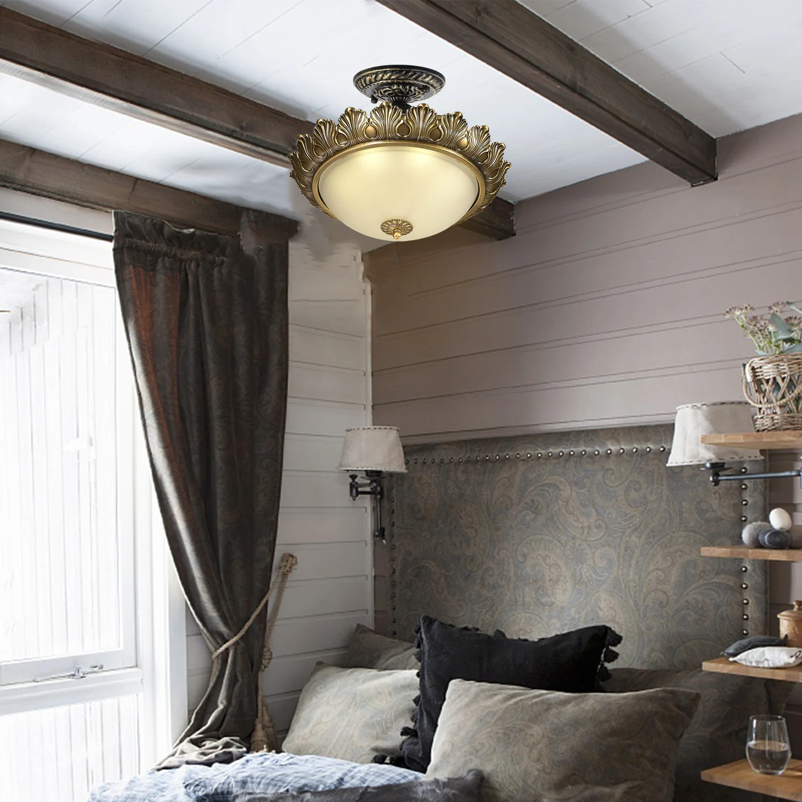 

Retro Ceiling Lamp Holder E27 Socket Bulb Base Light Bulb Socket Adapter For Garage Workshop Basement Lighting Lamp Accessories