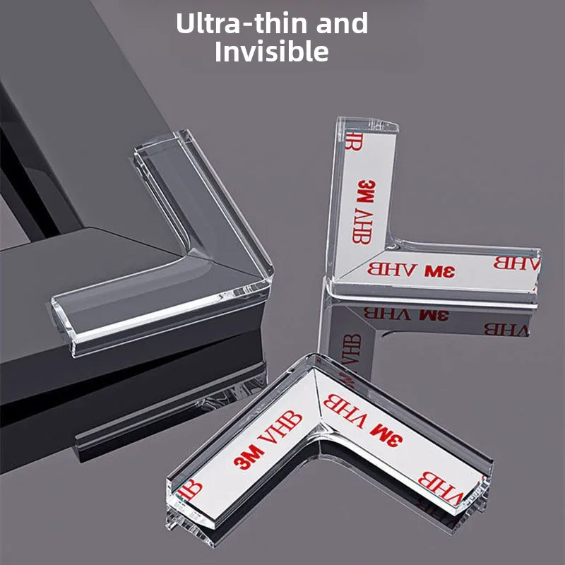 

Ультратонкий прозрачный защитный уголок для стеклянных дверей и мебели, защита от царапин и ударов