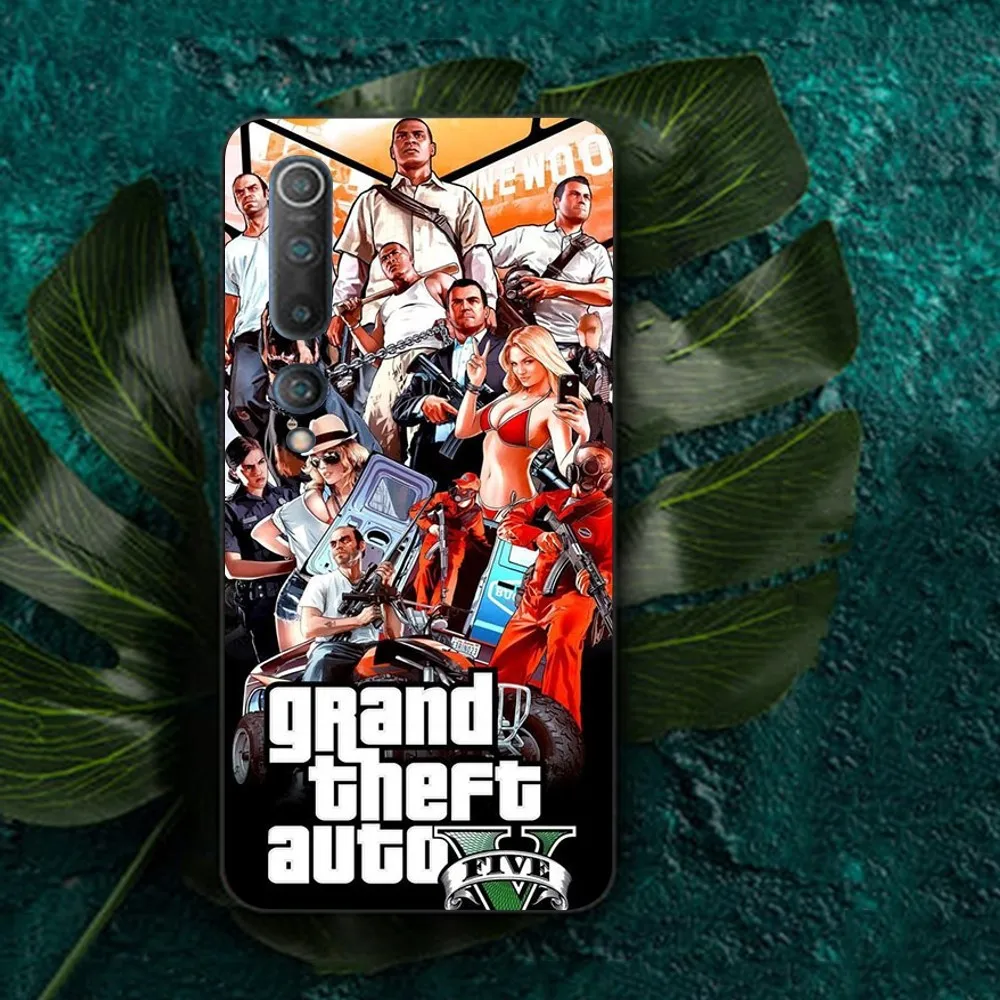 Hot Game GTA V Phone Case For Redmi Note 4 X 5 A 6 7 8 T 9 9S 10 11 11S 11Epro Poco M3 Pro