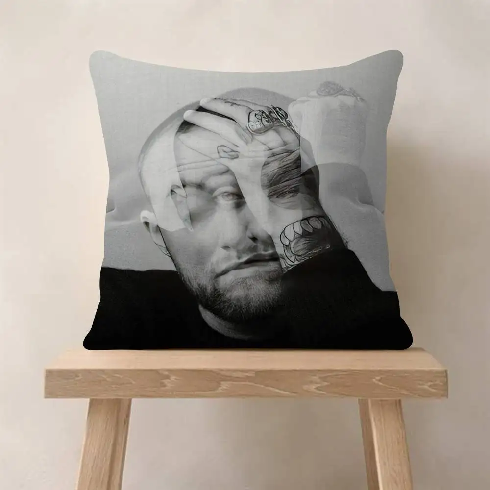 Singer Hot M-Mac Miller Kussensloop Design kussenhoes decor Vakantiedecoratie - afbeelding 1