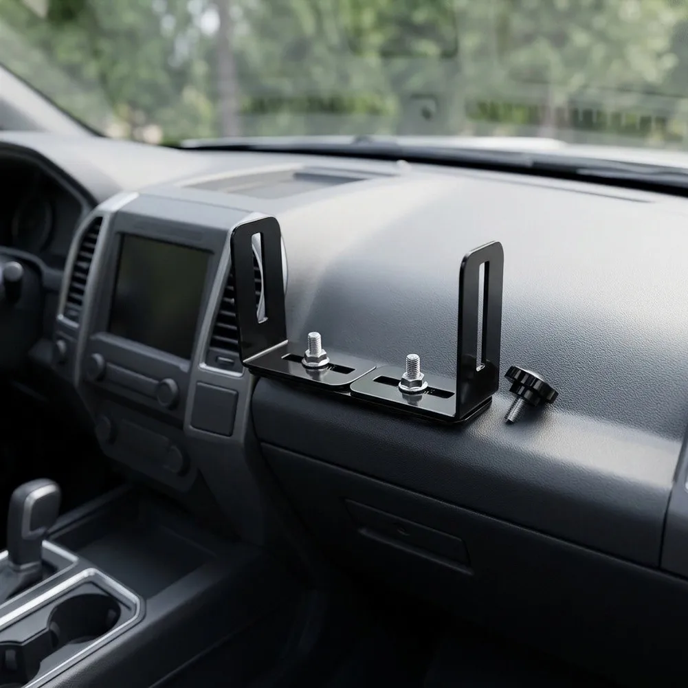 Sliding Mount Base Adjustable Radio Bracket For Driving Stability 6 Inches To 10 Inches Adjustable Width Mount