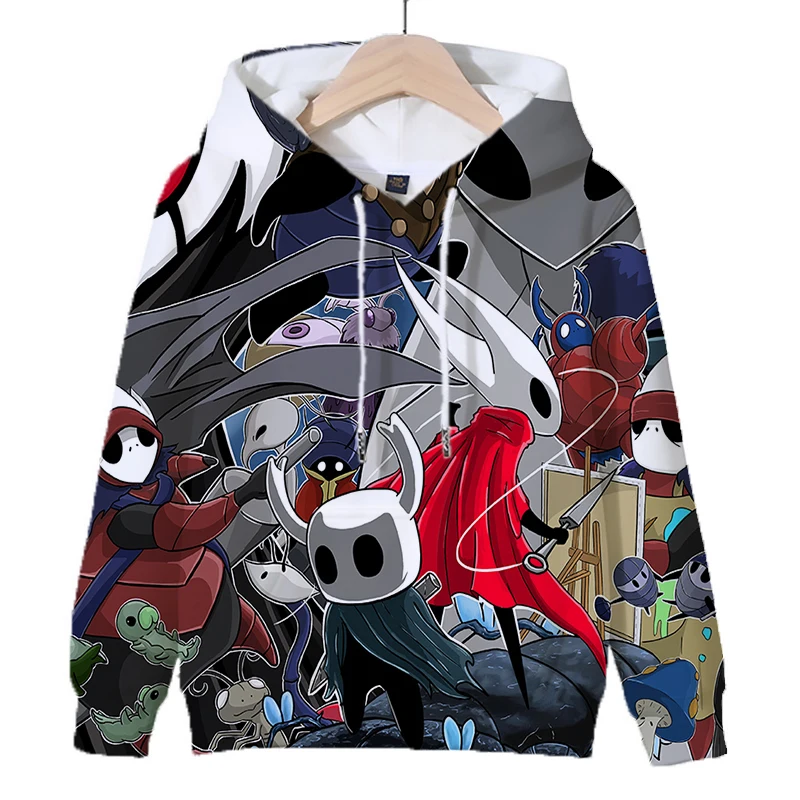 

Autumn Kids Clothes Hollow Knight 3D Hoodies Cartoon Casual Pullover Sudadera Boys Girls Hooded Sweatshirt y2k Tops Tracksuit