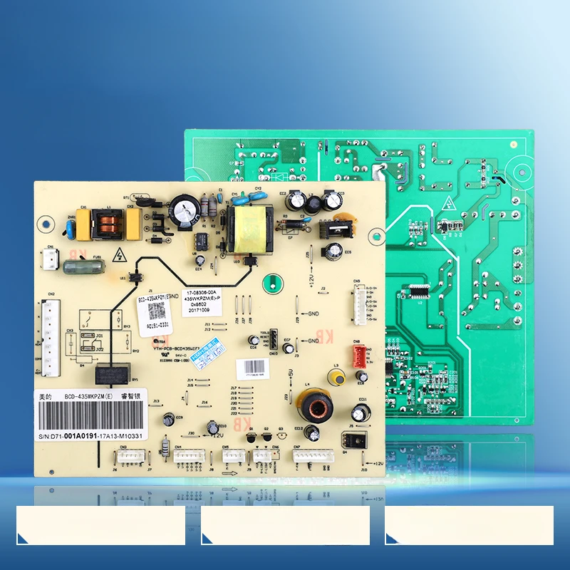 

Разборка компьютерной платы холодильника Midea BCD-435WKPZM(E) на 17-08306-00A