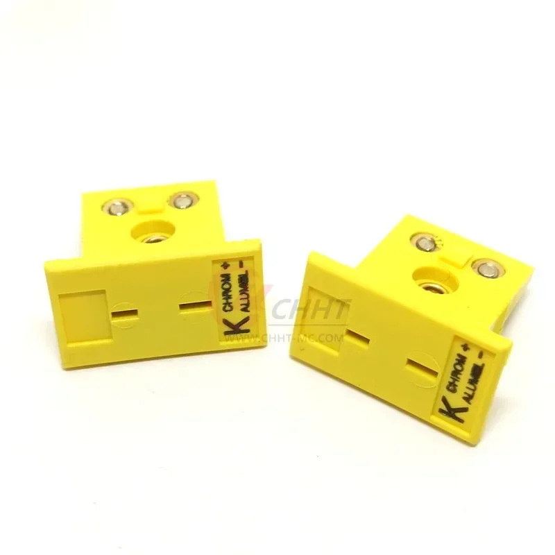 Conector de termopar de mount en Panel hembra, Mini tipo K