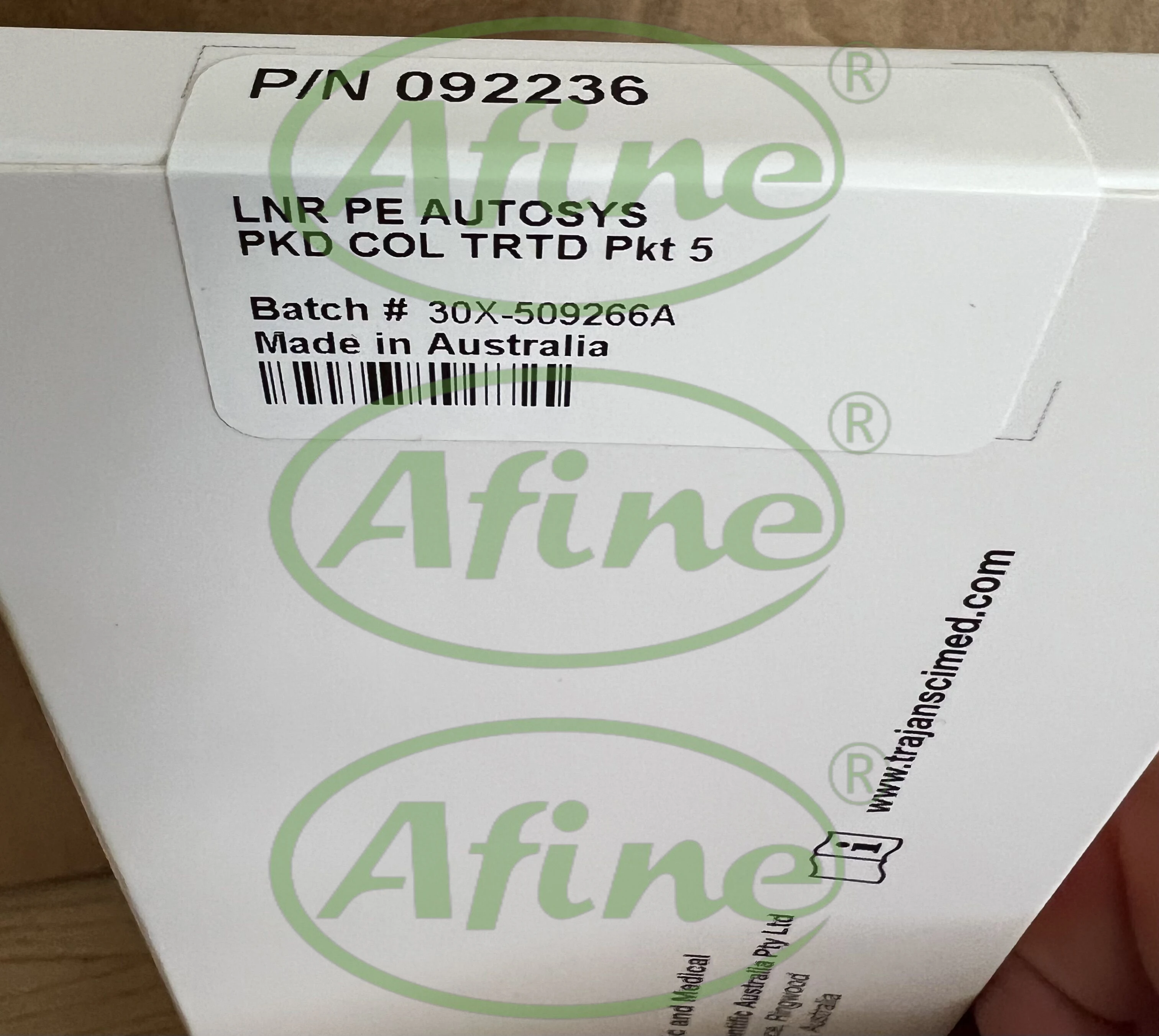 AFINE SGE 092236 PerkinElmer Inlet Liners, Packed Column, 112 mm Length, 5/pk