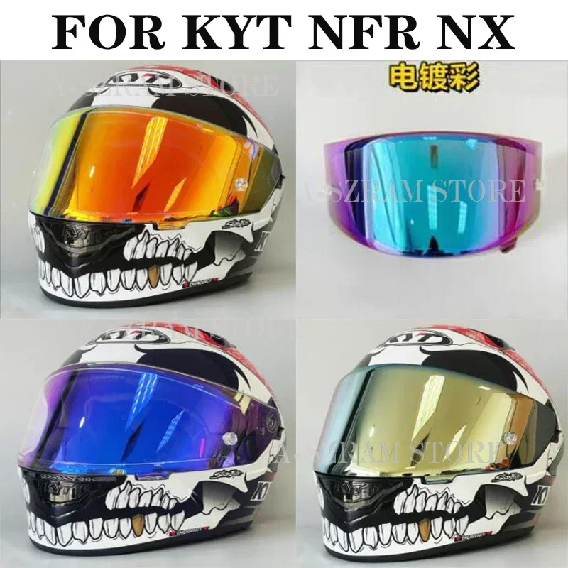 Helmet Accessories Lens Motorcycle Full Face Helmet Lens Motorcycle Gear Lens FOR KYT NFR NX Anti-scratch Wind Shield