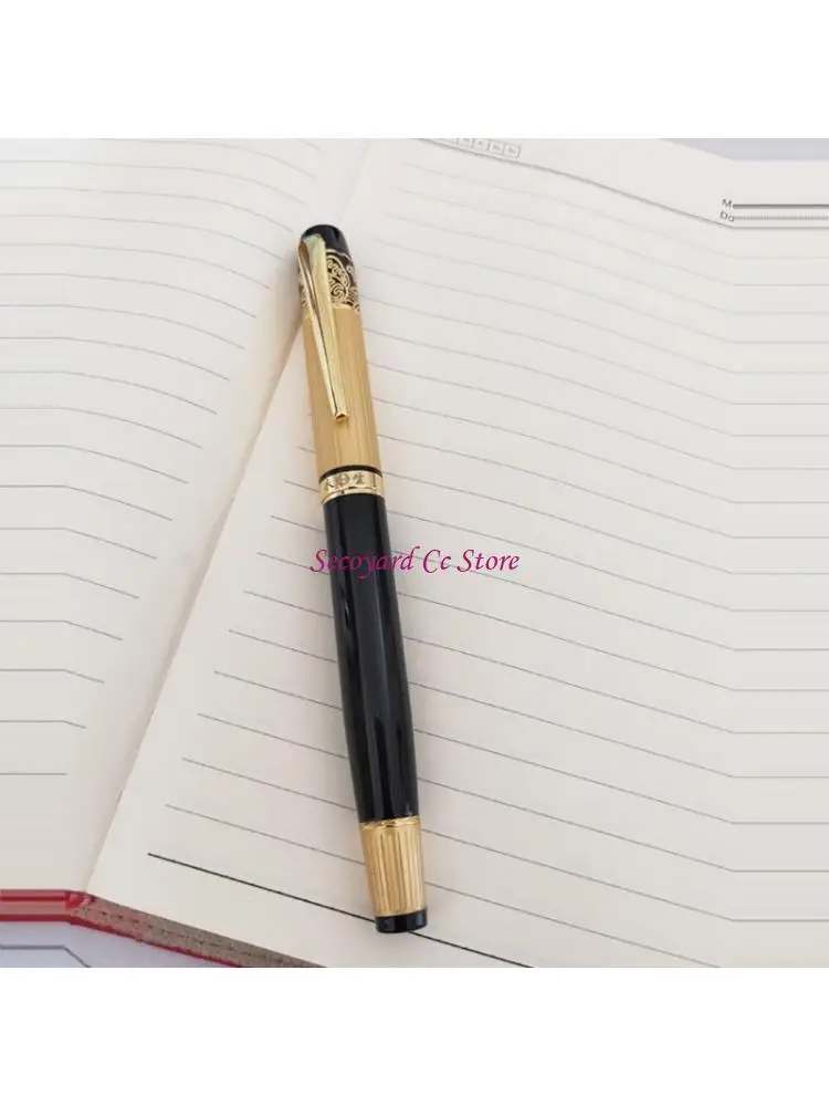 N3UC Metal Fountain Pen with Piston Filled Converter Stainless Steel Tip For Students
