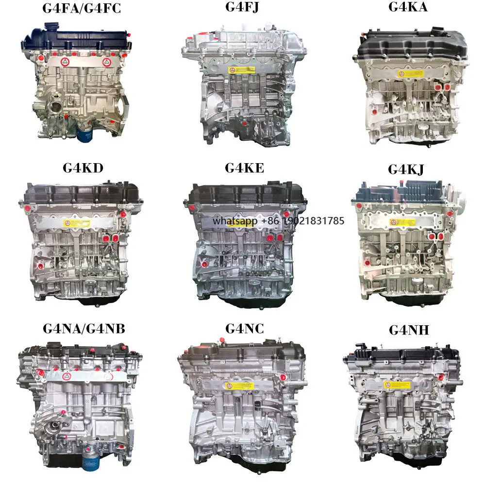 

Brand New 2.0L G4NC G4NA G4NB G4ND G4NH G4NG G4KJ G4KH G4KE G4KD 1.6L G4FA G4FC G4FG G4FJ G4LA G4LC Engine for Kia Model