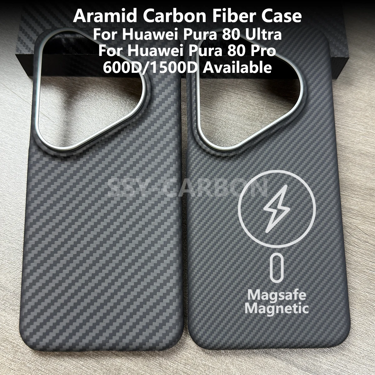 

Чехол из настоящего углеродного волокна для Huawei Pura 80 Pro, арамидный магнитный чехол Magsafe для Pura 80, ультратонкий защитный чехол для телефона