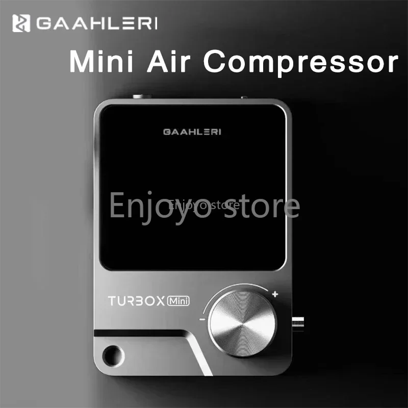 Gaahleri TURBOX Mini Air Compressor 18L/Min Max 48PSI Digital Display Pressure Adjustable Quiet Air Pump for Airbrush Spraying