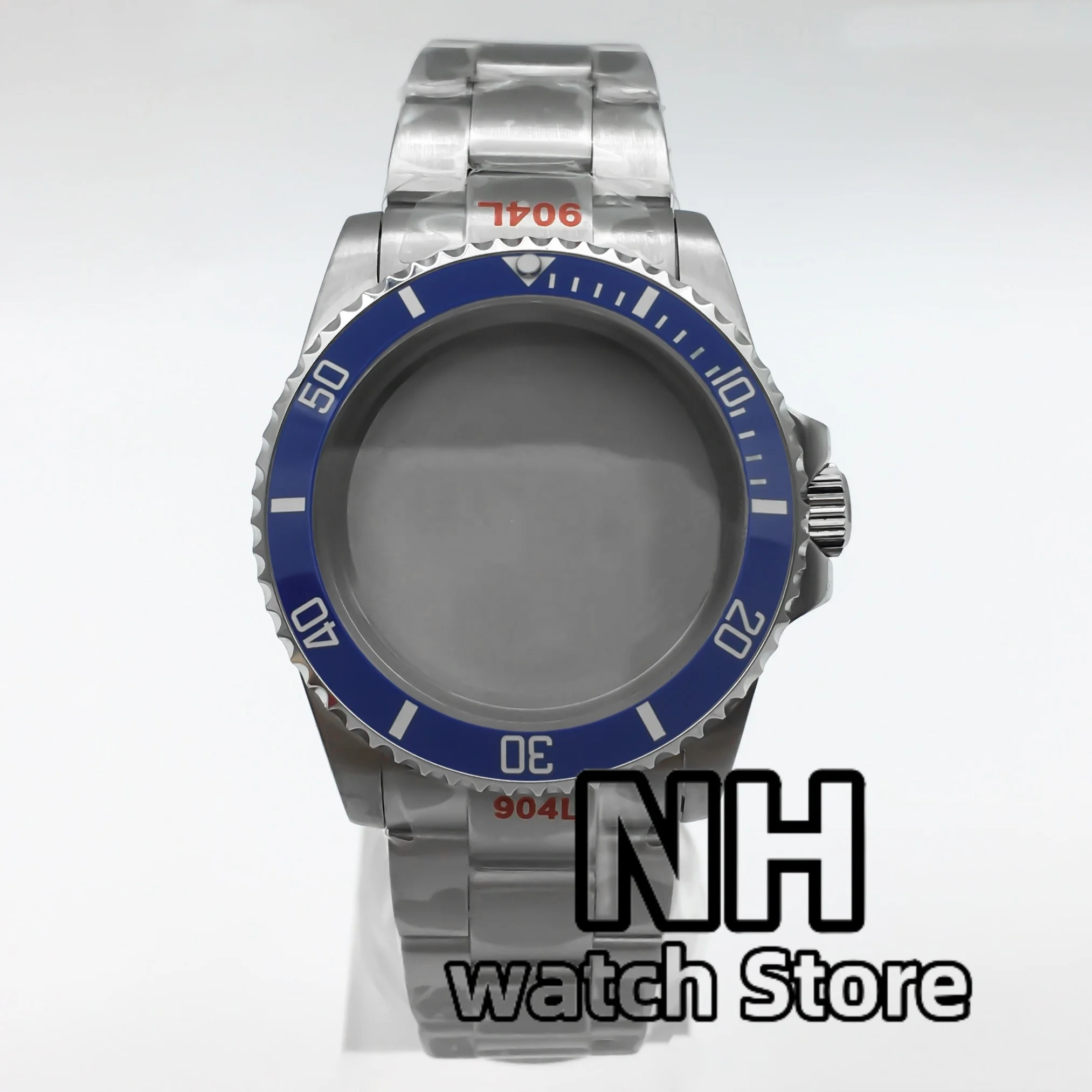 36mm 38mm Diving Watch Case Sapphire Glass For GMT SUB NH34 NH35 36 ETA2824 PT5000 Miyota DG Movement Oyster Band Slide Buckle